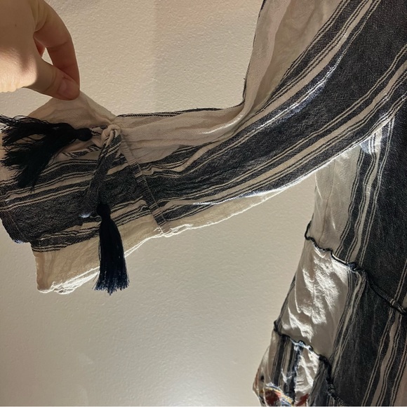 5/$20 Knox Rose boho hippie linen blend flowy top, M - Picture 8 of 10